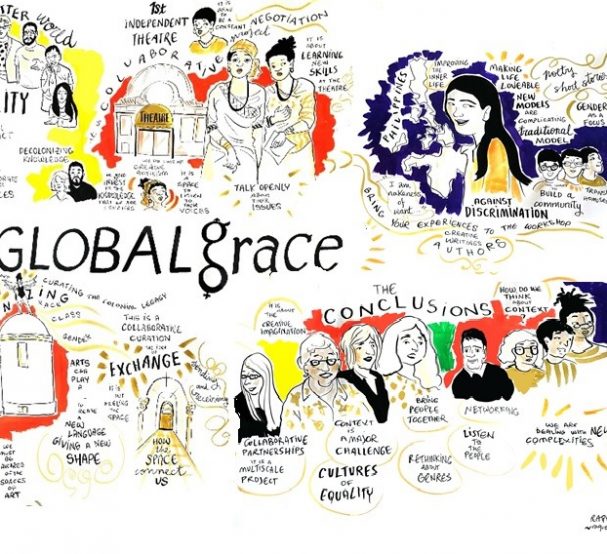 GlobalGRACE Event illustrated by Raquel Durán