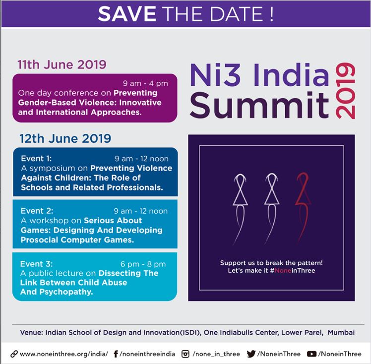 Ni3 India Summit 2019, Save the Date